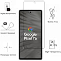 Miniatyrbillede 4 af 4: Stødabsorberende cover til Google Pixel 7a og 2 hærdede glas skærmbeskyttelsesfilm Phonillico®