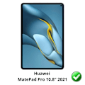 Pikkukuva 2 / 3: Huawei MatePad Pro 10.8":n (2021) näyttösuojus [Pakkaus 2] Kestävä Ultra Ohut Suojakalvo Phonillico
