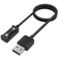 Pikkukuva 4 / 6: Laturi Polar Pacer/Pacer Pro/Ignite 3 älykellolle - 2 kpl 1m USB-kaapeleita - Phonillico® Svart