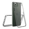 Miniatyrbillede 4 af 4: Coque til Apple iPhone 11 PRO MAX - Transparent Silikone Hel Beskyttelse Blød Tactile 2 Dele Sammenklappelig Phonillico®