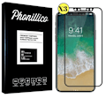 Miniatyrbillede 1 af 4: Tempered Glass for Apple iPhone 11 [Pack 3] Full Adhesive Black Edge Screen Protection Ultra Resistant [Phonillico®] Svart