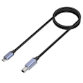 Miniatyrbillede 4 af 6: USB-C Printer Kabel - Generisk - 3m - Kompatibel med Canon HP Dell Epson - USB 2.0 B - Sort