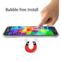 Miniatyrbillede 3 af 4: Filmværn til skærm - Phonillico® - SAMSUNG GALAXY S5 - Hærdet glas - Ultra holdbar - Ridsefast