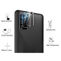 Miniatyrbild 2 av 4: Skyddskamera Transparent för Samsung A03S [2-pack] Härdat glas Lins Bakre Kamera Film Phonillico® Transparent