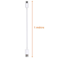 Miniatyrbild 3 av 4: Snabb USB-C-laddningskabel 1m för Xiaomi 13-12-Redmi Note 12-Redmi Note 11-Poco M4 PRO-Poco X5-Mi 11 Lite-Pad 6 Phonillico®