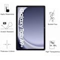 Pikkukuva 3 / 6: Iskunkestävä kuori + 2 karkaistua lasikalvoa Samsung Galaxy Tab A9 PLUS 2023 Phonillico varten Transparent