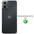 Miniatyrbild 2 av 5: Skyddande film - Phonillico - Motorola Moto G34 5G - Förpackning med 2 - Härdat glas - Repbeständigt Transparent