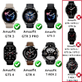 Miniatyrbillede 2 af 4: Oplader til Amazfit GTR 3, GTR 3 Pro, GTR 4, GTS 3, GTS 4 og T-Rex 2 - Sort - Phonillico®