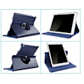 Miniatyrbillede 3 af 4: Coque Rotative 360 Mørkeblå til Apple IPAD 4 - IPAD 3 - IPAD 2 - Etui Beskyttelse Elastisk Lukning Phonillico® Blå