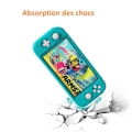 Miniatyrbillede 3 af 4: Blå Silikone Cover Kompatibel med Nintendo Switch Lite - Etui Beskyttelse Mod Ridser Stødabsorberende Anti-Skrid Phonillico®