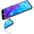 Pikkukuva 4 / 4: Temperoitulasit Huawei Y5 2019 [Pakkaus 2] Läpinäkyvä Suojakalvo näyttöön Phonillico®