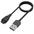 Miniatyrbillede 4 af 4: PHONILLICO oplader til Coros Pace 3/Pace 2/Apex 2/Apex 2 Pro/Vertix 2 smartwatches (sæt med 2 sorte 1m kabler)