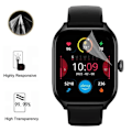 Miniatyrbild 3 av 3: Skärmskydd för Amazfit GTS 4 [Pack 6] Hållbart Ultra Tunt Plastskydd Phonillico Transparent