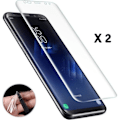 Miniatyrbillede 1 af 4: Sæt med 2 film til Samsung Galaxy S8 PLUS - Skærmbeskyttelse i buet plastik, ridsefast [Phonillico®]
