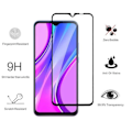 Miniatyrbillede 2 af 4: Hærdet Glas - Phonillico® - Xiaomi REDMI 9/9A/9C NFC - Pakke med 2 - Gennemsigtig - Sort kant Transparent, svart
