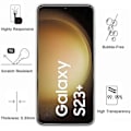 Pikkukuva 3 / 4: Karkaistu lasi Samsung Galaxy S23 PLUS:lle ja kameransuojus [Pakkaus 2] Phonillico® lasisuoja
