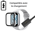 Miniatyrbild 6 av 6: Coque kompatibel med Xiaomi Redmi Watch 5 Active - Hårda skyddande transparent fodral med härdat glas Phonillico® Transparent