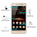 Pikkukuva 3 / 4: Coque HUAWEI Y5 2 - Y5 II - Läpinäkyvä Silikoni + Kärki-Lasi Näytön Suojakalvo [Phonillico®]