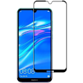 Miniatyrbillede 1 af 4: Hærdet Glas - Phonillico® - Huawei Y7 2019 - Sort Kant - Buet - Kradsik Svart