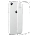 Pikkukuva 2 / 4: [Yhteensopiva Apple iPhone XR] Läpinäkyvä Silikoonikotelo + Karkaistu Lasi Näytön Suojakalvo [Phonillico®]