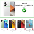 Miniatyrbillede 2 af 5: Hærdet Glas til Xiaomi Redmi Note 13 PRO PLUS 5G / Redmi Note 13 PRO+ 5G [Pakke 4] Skærmbeskyttelsesfilm Phonillico® Transparent