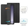 Miniatyrbillede 3 af 6: Cover til Samsung Galaxy Tab S6 Lite 2020 2022 2024 - Sort etui med fuld beskyttelse og flere positioner Phonillico Svart