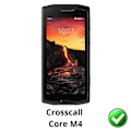 Miniatyrbillede 2 af 3: Skærmbeskyttelse - Phonillico - Crosscall Core M4 - Pakke med 2 - Ultra tynd - Ridsesikker Transparent