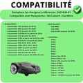 Miniatyrbillede 2 af 5: Batterioplader 28V - Husqvarna - Automower 105/310/315X - Universel - Elektrisk - Sort