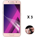 Miniatyrbillede 1 af 4: Beskyttelsesfilm - Phonillico® - Samsung Galaxy A3 2017 A320 - Sæt af 3 - Ridsefast - Ultra tynd