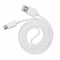 Miniatyrbillede 2 af 3: USB-C kabel til Huawei MatePad Pro 10.8 (2019) - MatePad Pro 10.8 (2021) - MatePad 11 (2021) - Hvid 1 Meter Phonillico®