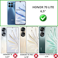 Miniatyrbillede 2 af 4: Hærdet Glas til Honor 70 LITE [Pack 2] Beskyttelsesfilm til Skærm Phonillico®