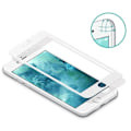 Miniatyrbillede 2 af 4: Hærdet Glas - Phonillico® - iPhone 6/6S - Hvid Kant - Ultra Modstandsdygtig - Skærmbeskyttelse Vit