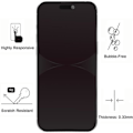 Miniatyrbillede 4 af 4: Sikkerhedsglas til iPhone 15 PRO [Pakke 2] Sort Anti-Spion Film Skærm Beskyttelse Phonillico®