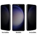 Miniatyrbillede 3 af 6: Stødabsorberende cover til Samsung Galaxy S24 PLUS og 2 sorte anti-spion hærdet glas skærmbeskyttelse Phonillico®