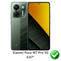 Pikkukuva 2 / 5: Karkaistu Lasi - Phonillico® - Xiaomi Poco M7 Pro 5G - Pakkaus 2 - Naarmuuntumaton - Läpinäkyvä Transparent