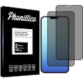 Miniatyrbillede 1 af 3: Hærdet Glas til iPhone 13 - iPhone 13 PRO (6,1") [Pakke 2] Sort Anti-Spion Skærmbeskyttelse Phonillico® Svart