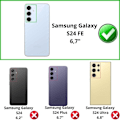 Pikkukuva 2 / 3: Näytönsuojus - Phonillico - Samsung Galaxy S24 FE - Pakkaus 2 - Ultraton - Naarmuuntumaton Transparent