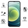 Miniatyrbillede 3 af 4: Stødabsorberende cover til iPhone 13 MINI og 2 hærdede glas skærmbeskyttelse Phonillico®