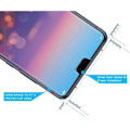 Miniatyrbillede 3 af 4: Film Vitre Beskyttelse Skærm - Phonillico - HUAWEI P20 - Tempereret Glas - Anti Ridse - Transparent Transparent