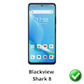 Miniatyrbillede 2 af 3: Skærmbeskyttelse - Phonillico - Blackview Shark 8 - Pakke 2 - Ultra Tynd - Ridsefast Transparent