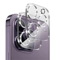 Miniatyrbillede 1 af 4: Beskyttelseskamera - Phonillico® - iPhone 16 PRO / PRO MAX - Hærdet Glas - Sæt med 2 - Ridsefrit Transparent