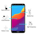 Miniatyrbild 4 av 4: Skydd och Skärmskydd - Phonillico® - Huawei Y7 2018 - Transparent Silikon - Härdat Glas - Ultra Slim Transparent