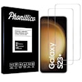 Pikkukuva 1 / 4: Karkaistu Lasia Samsung Galaxy S23 PLUS [Pakkaus 2] Näytön Suojakalvo Phonillico®