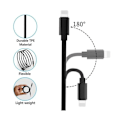 Miniatyrbild 3 av 4: Kabel Audio Bil Adaptör Jack Auxiliar Kompatibel för iPhone 11 11 PRO X XR 8 7 6