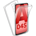 Miniatyrbillede 1 af 4: Coque til Samsung Galaxy A04S - Højttaleretui 360 Integral Transparent 2 Dele Foran Bagpå Emboitable Phonillico®