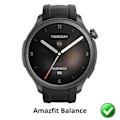 Pikkukuva 2 / 3: Amazfit Balance - Näytönsuojus [6 Kpl] Ultra Ohut Muovinen Suojakalvo Phonillico Transparent