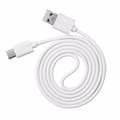 Miniatyrbillede 2 af 2: USB-C-kabel til Google Pixel 6 - Google Pixel 6 Pro - Type USB-C hvid 2 meter [LOT 2] Phonillico® Vit