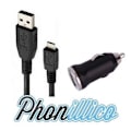 Miniatyrbillede 1 af 2: Biloplader USB-kabel kompatibel med Sony Xperia Z3 Compact