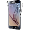 Miniatyrbild 1 av 4: Samsung Galaxy S6 EDGE-skal - Helkropps TPU Gelskydd Transparent Framsida Baksida Skydd Mjuk Silikon Phonillico®