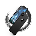 Miniatyrbillede 3 af 4: [Kompatibel Apple iPhone XR] 360 Dæksel Sort Hårdt Plast + Tempered Glas Beskyttelsesfilm [Phonillico®]